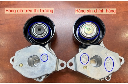 Cách phân biệt cụm tăng tổng Vios hàng toyota chính hãng và hàng giả