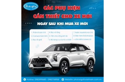 Những Phụ Kiện Cần Thiết Khi Mua Xe ô Tô Mới